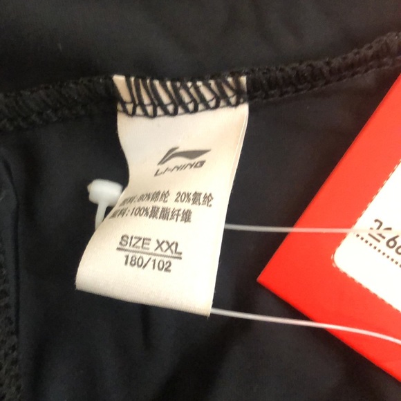 LI-NING Men's Biker Shorts Men's XL - Picture 3 of 7